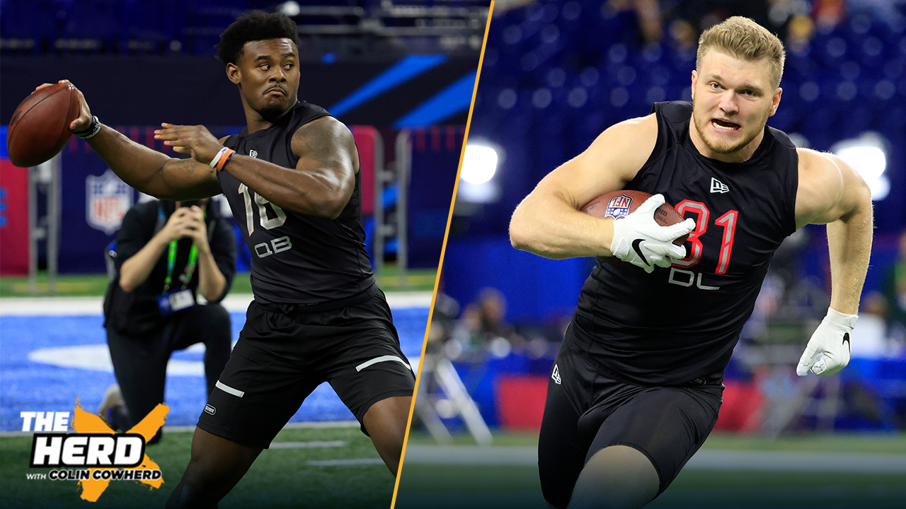 Aidan Hutchinson & Malik Willis named in Colin's 2022 NFL mock draft I THE HERD