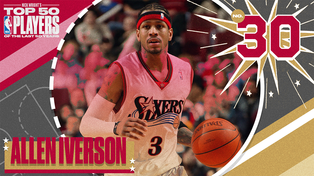 Allen Iverson I No. 30 I Nick Wright's Top 50 NBA Players of the Last 50 Years