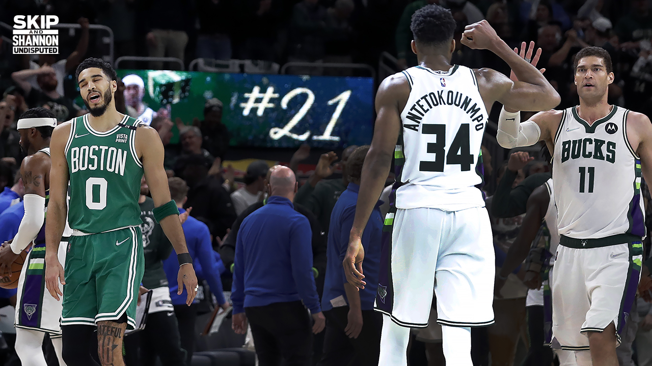 Celtics upset over 'bad call' vs. Giannis, Bucks in Game 3 I UNDISPUTED