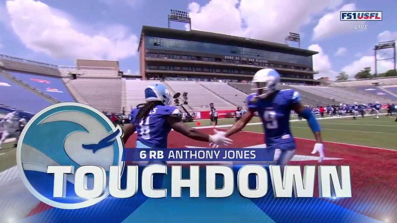 Anthony Jones caps off 94-yard Breakers drive with 1-yard TD rush