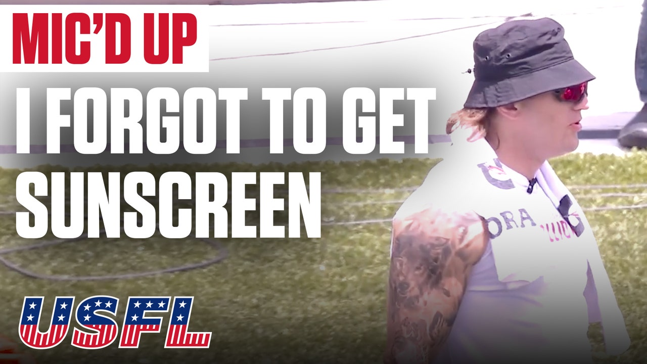 "I Forgot To Get Sunscreen" USFL Best of Mic'd Up: Week 7
