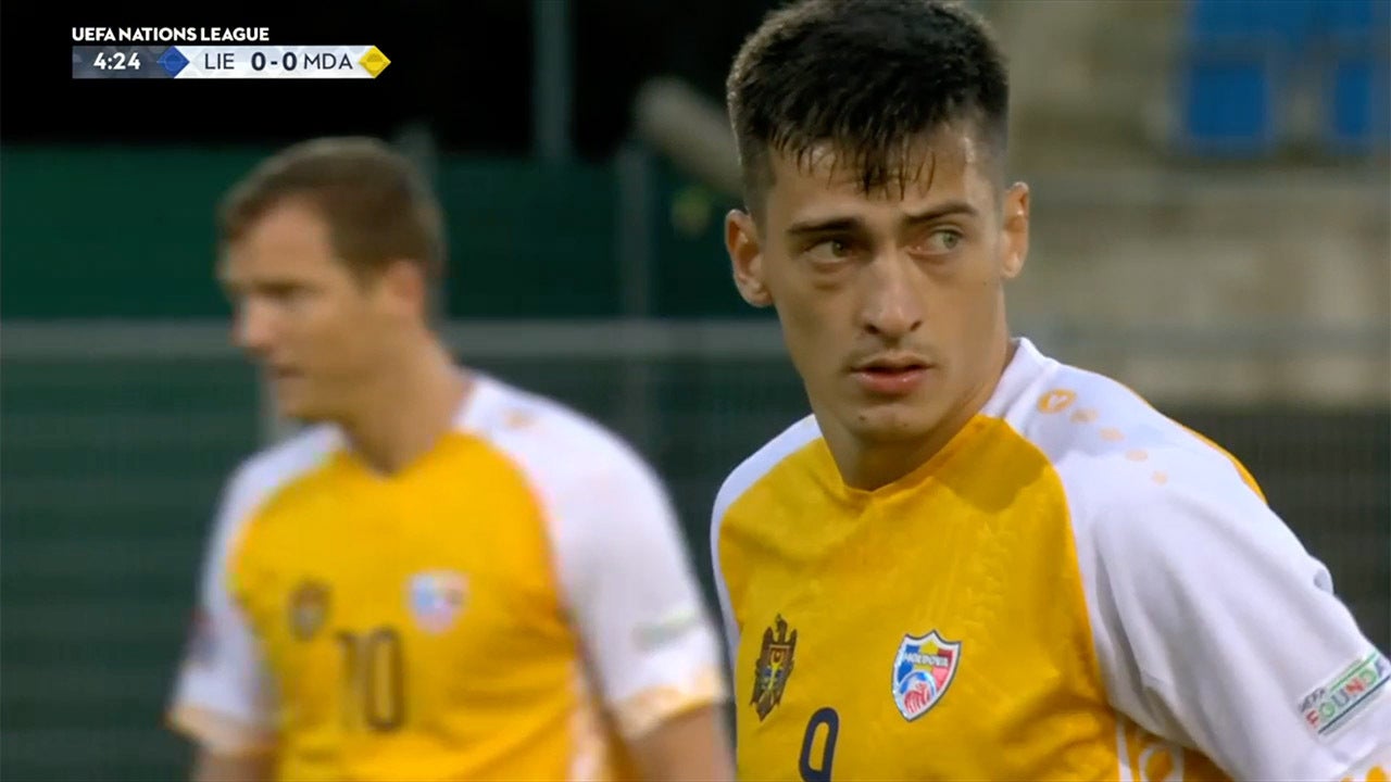 Ion Nicolaescu shows off his composure, gives Moldova 1-0 lead vs. Liechtenstein