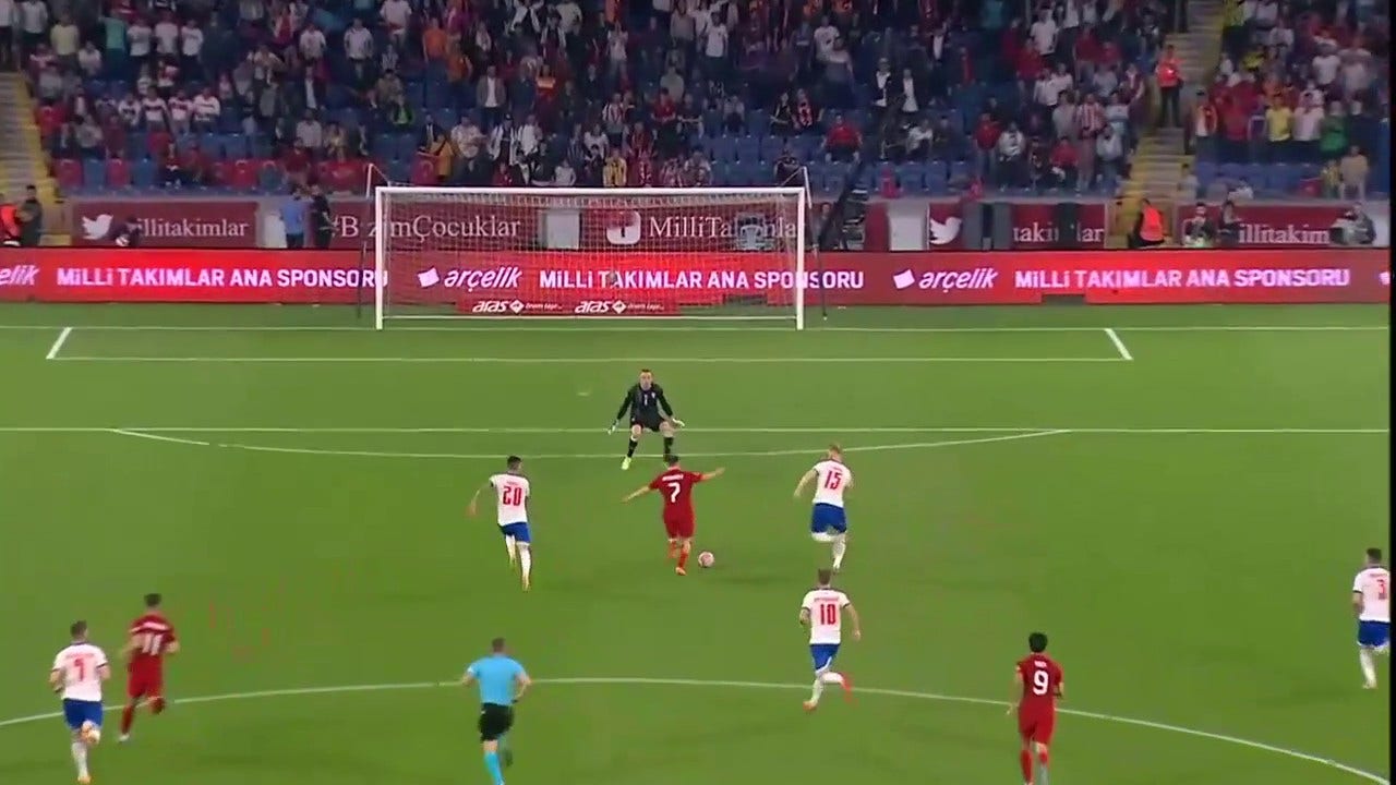 Turkey scores on WILD sequence vs. Faroe Islands, 1-0