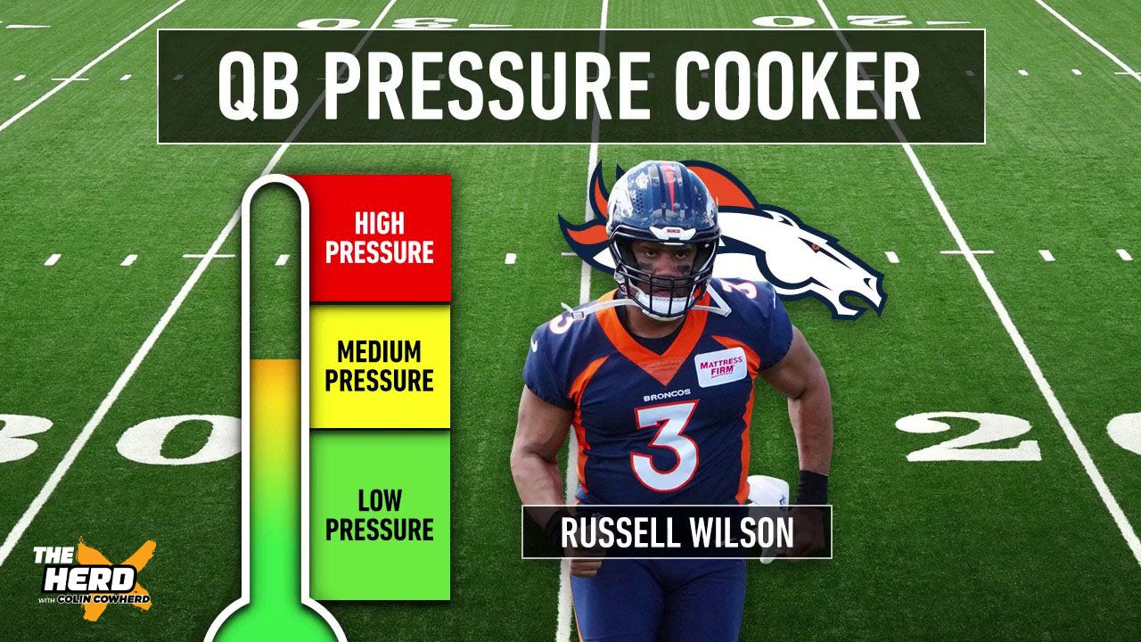 Russell Wilson, Aaron Rodgers highlight Colin's QB pressure cooker scale I THE HERD