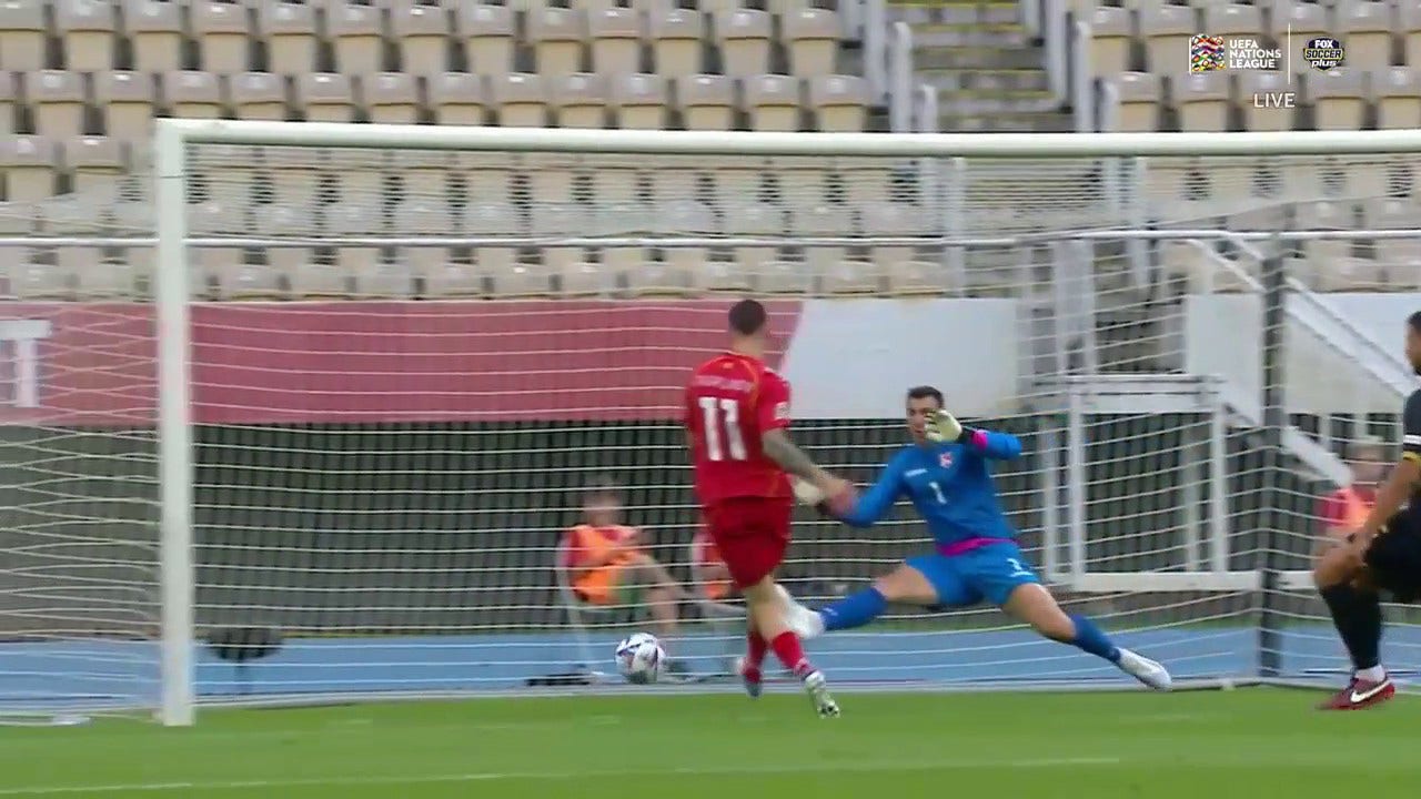 Darko Churlinov gets on the board for North Macedonia, 4-0