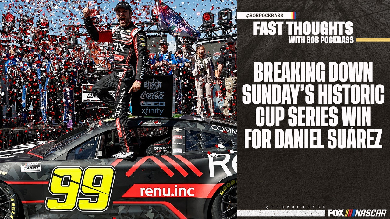 Fast Thoughts: A feel-good historic day for Daniel Suárez and NASCAR in Sonoma