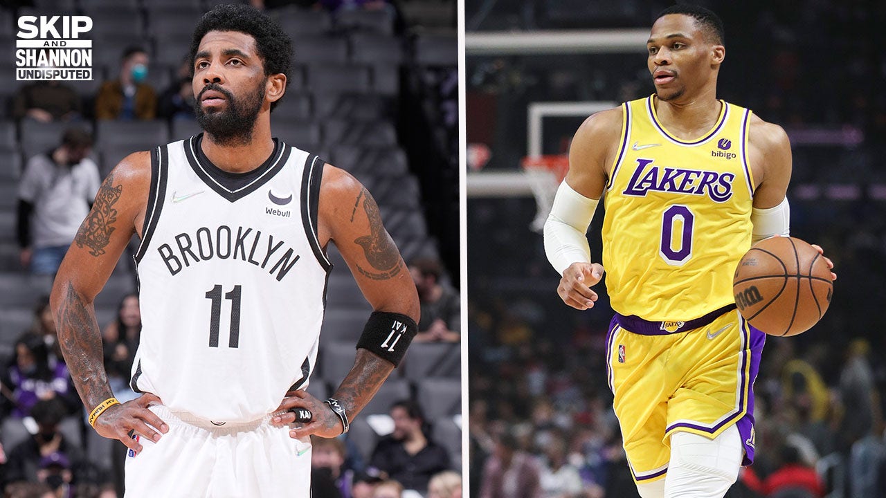 Lakers, Nets 'actively engaged' in Kyrie-Westbrook trade | UNDISPUTED