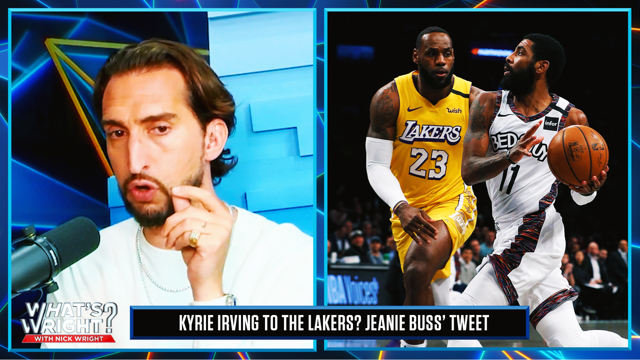 Kyrie Irving will join the Lakers & the issue with Jeanie Buss’ Tweet about Kobe | What’s Wright?