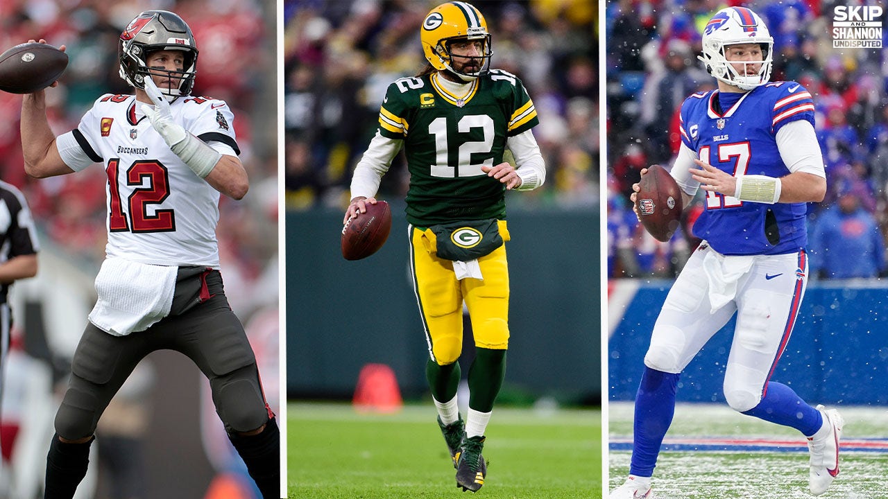 Does Aaron Rodgers deserve to be ranked No. 1 QB over TB12, Josh Allen? | UNDISPUTED