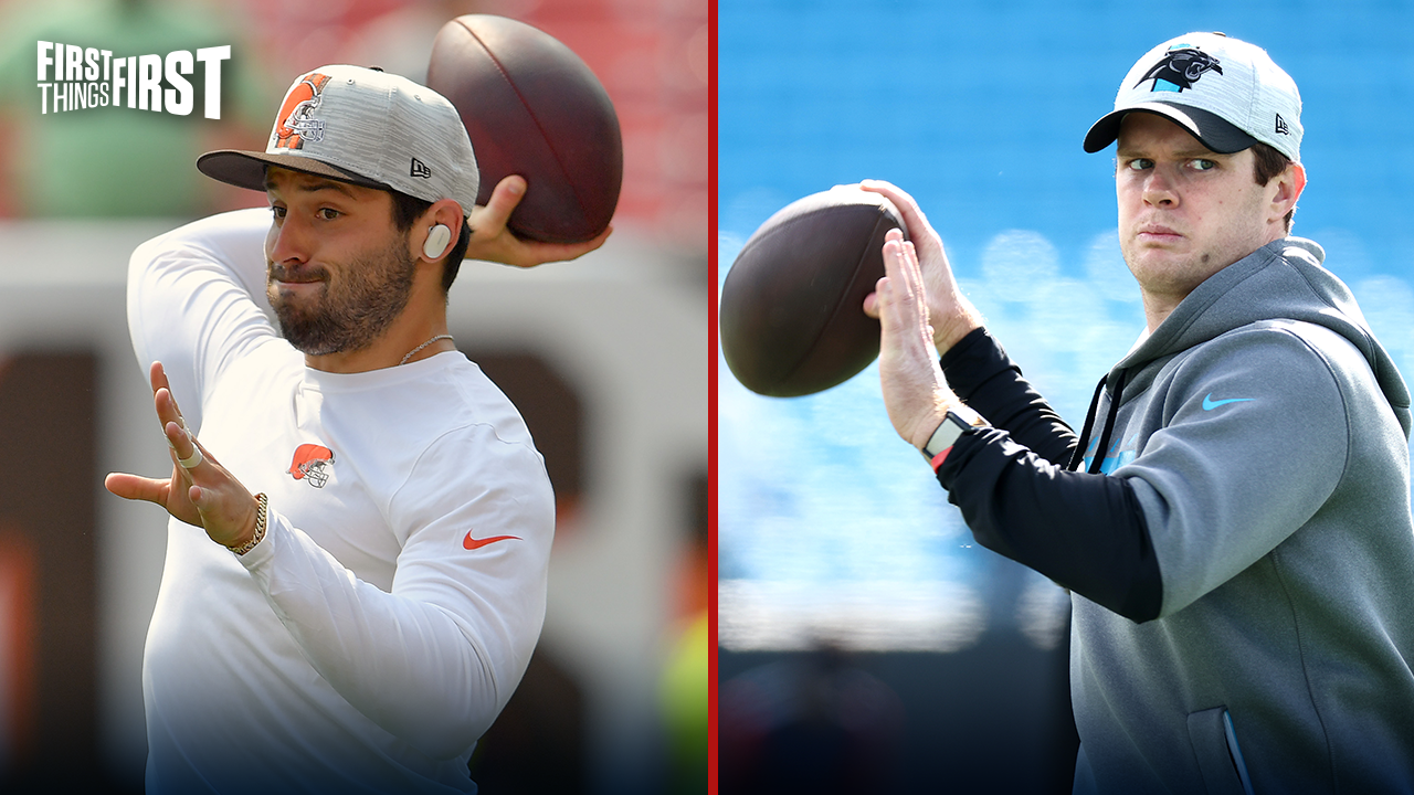 Baker Mayfield, Sam Darnold to compete for starting QB job | FIRST THINGS FIRST