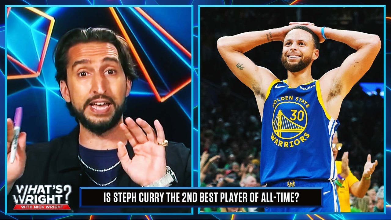 Steph Curry is not ranked No. 2 all time above LeBron, Magic or Kareem | What's Wright