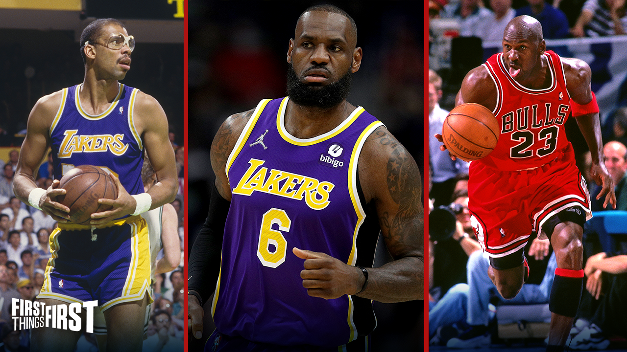 Kareem Abdul-Jabbar beats out MJ in Nick's Top 50 list | FIRST THINGS FIRST