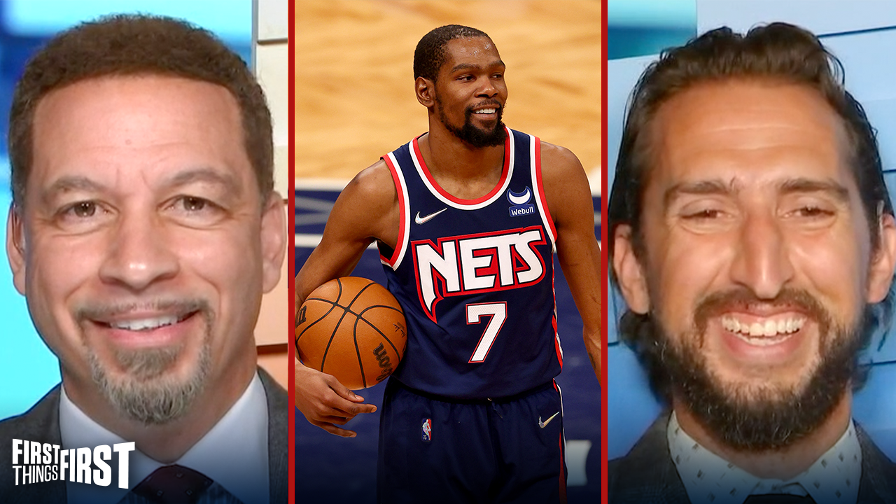 Kevin Durant's top landing spots according to Nick Wright | FIRST THINGS FIRST