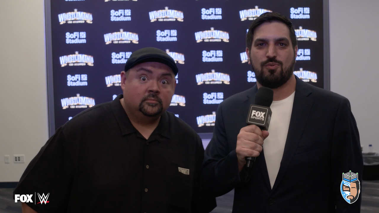 Ryan Satin catches up with Fluffy to talk about what he'd love to see at WrestleMania! | WWE on FOX