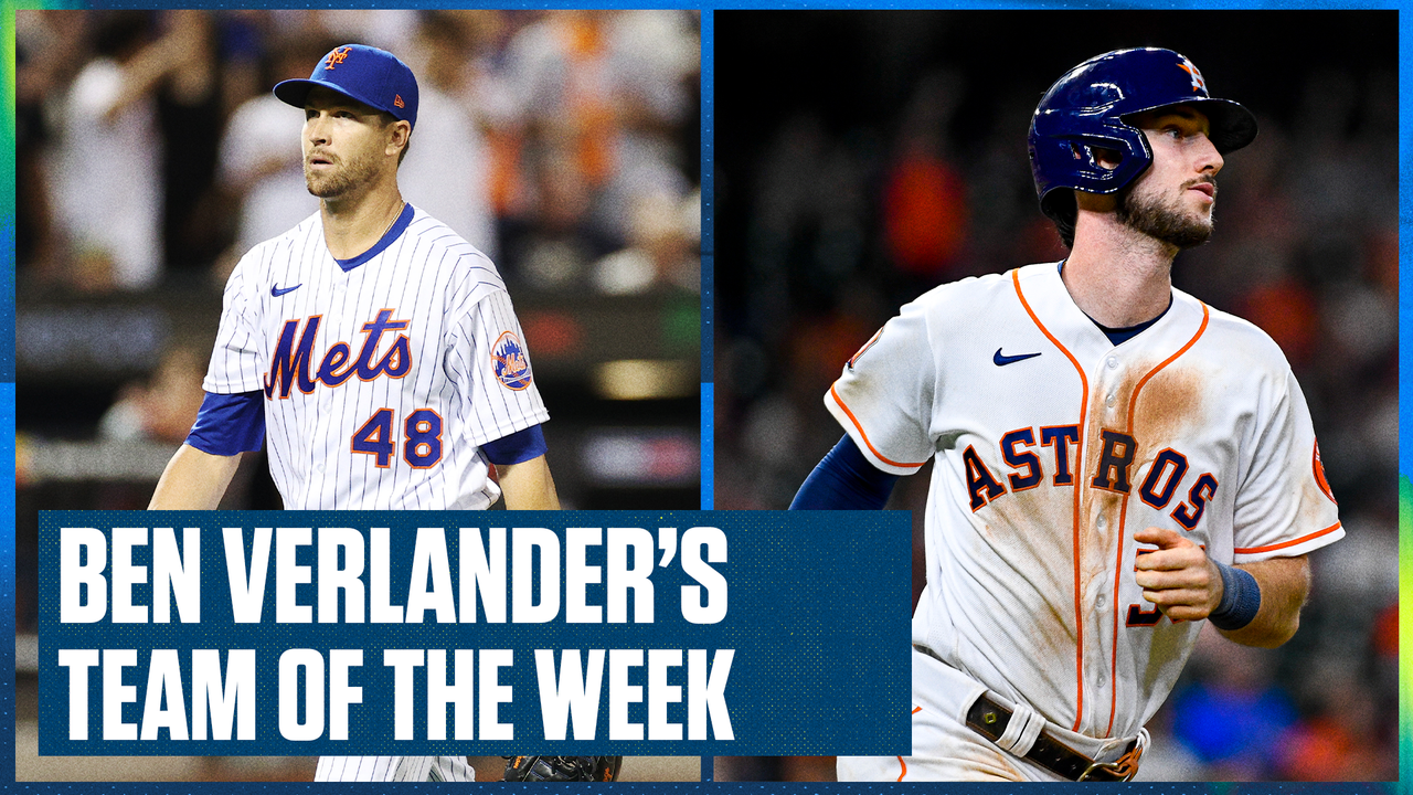 Mets' Jacob deGrom, Astros' Kyle Tucker, & Yankees' Aaron Judge lead Ben's team of the week | Flippin' Bats