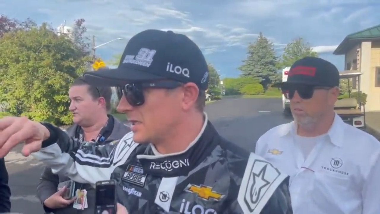 Kimi Raikkonen on his NASCAR Cup debut