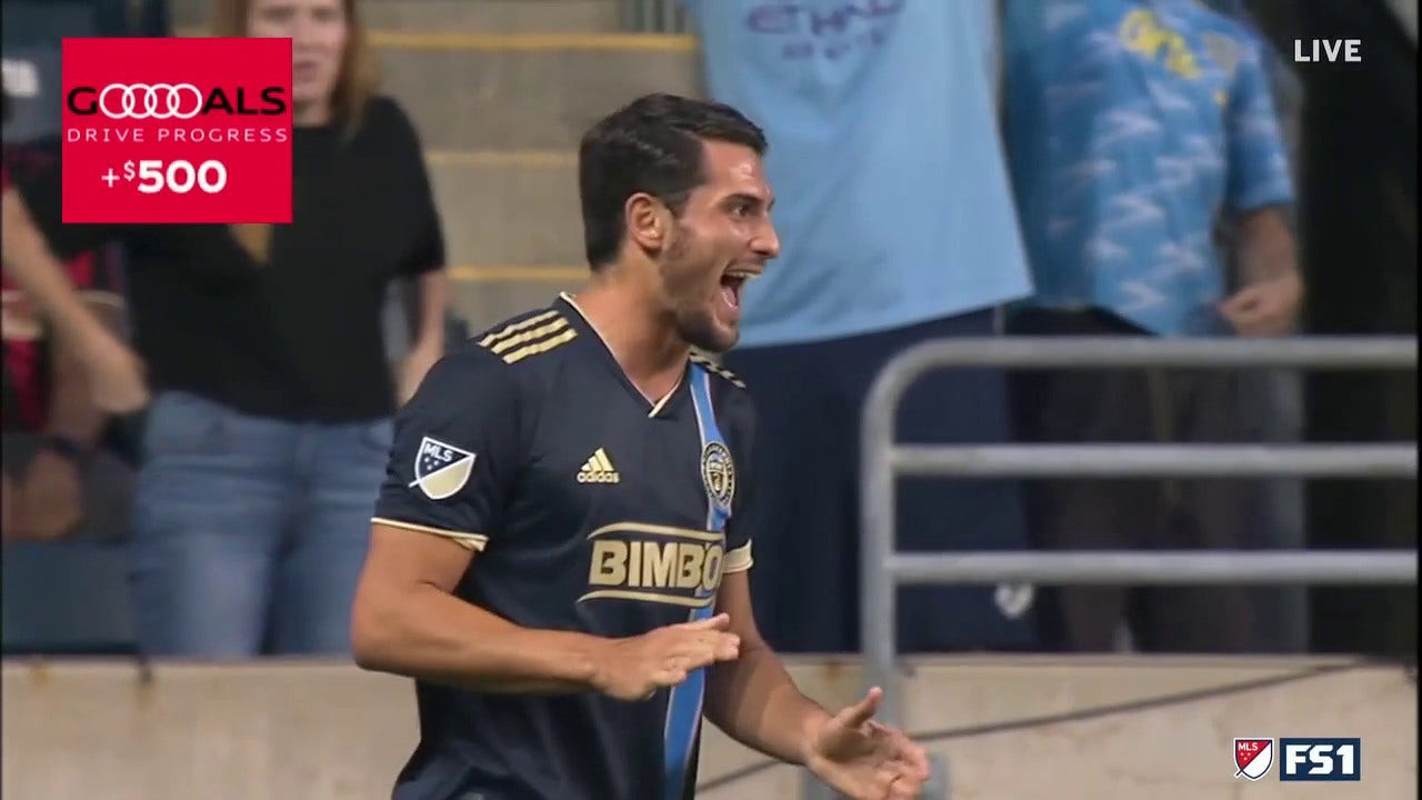 Philadelphia Union's Julián Carranza drills an outside-the-box SCREAMER vs. Atlanta United