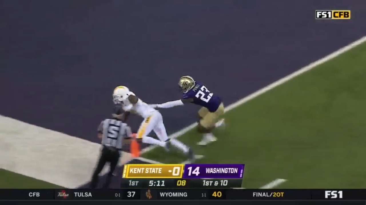 Kent State's Collin Schlee finds Devontez Walker for the 47-yard touchdown