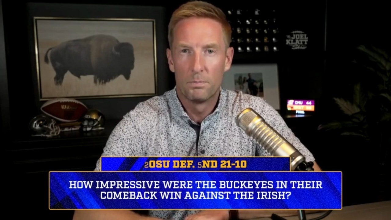 Ohio State Buckeyes answered two major questions in Week 1 win vs. Notre Dame | Joel Klatt Show