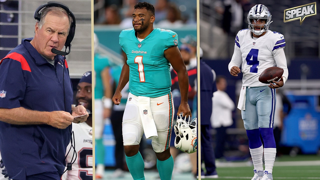 Will Dak Prescott have first losing season as starter, Bill Belichick retire? | SPEAK