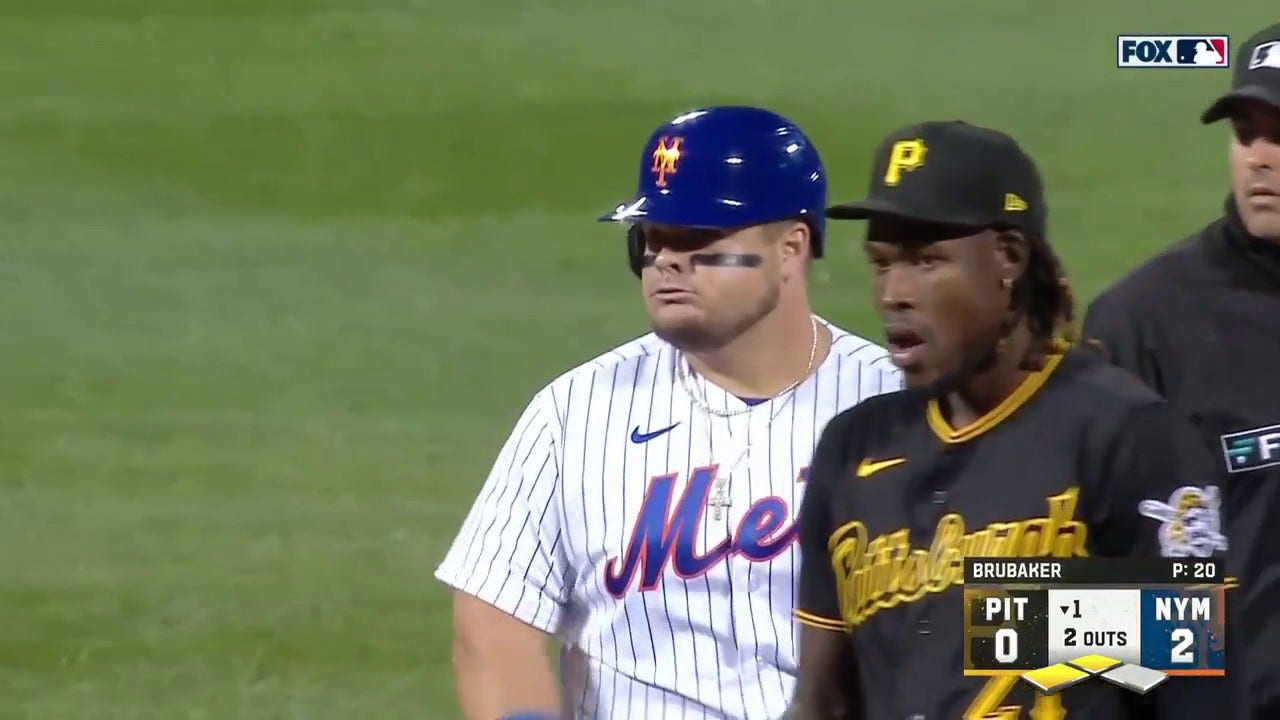 Daniel Vogelbach laces a two-run double to give Mets an early lead