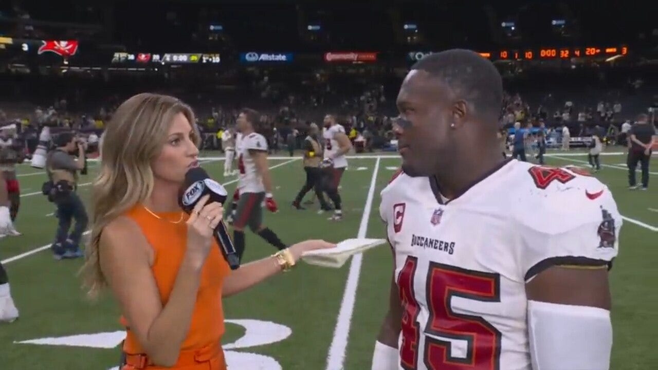 'The energy level just go up!' - Devin White talks Saints-Bucs brawl and dominant defense