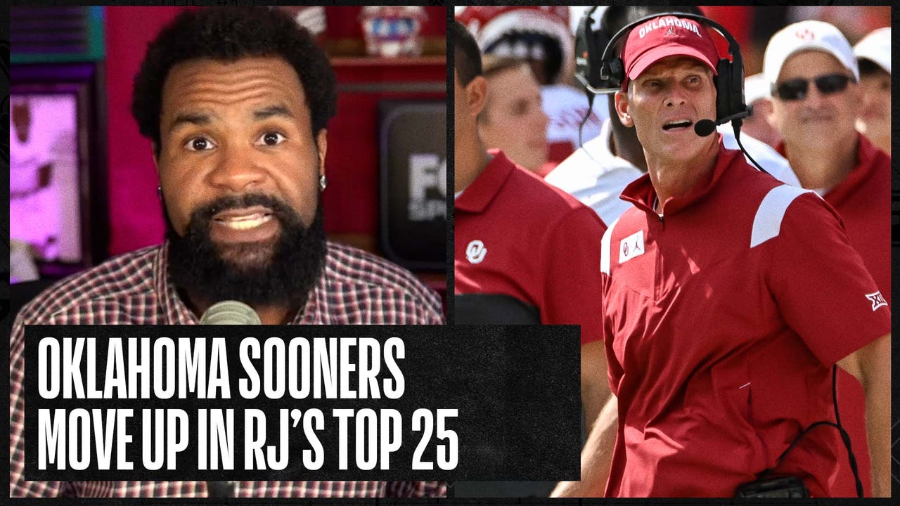 Oklahoma moves up to 4 in RJ's Top 25 | Number One College Football Show