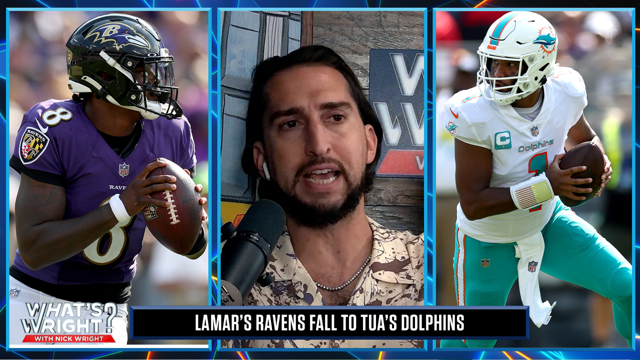 Lamar's Ravens blow it vs. Dolphins, Nick isn't buying into Tua hype | What's Wright?