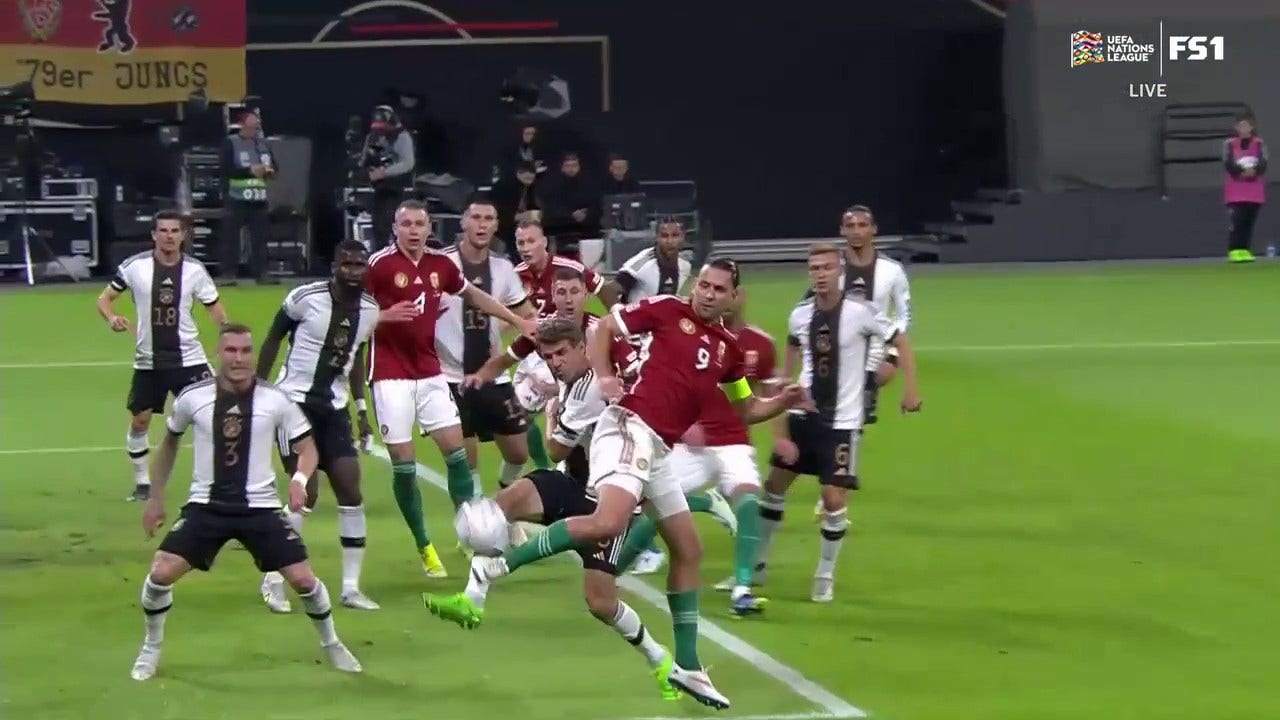 Hungary takes a 1-0 lead over Germany after Adam Szalai’s back heel kick #news