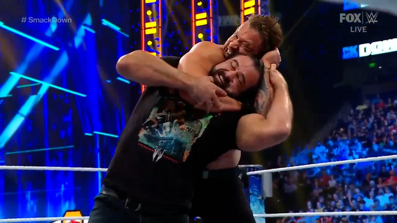Drew McIntyre blindsided by Scarlet and Karrion Kross | WWE on FOX #news 1 Drew McIntyre blindsided by Scarlet and Karrion Kross | WWE on FOX #news