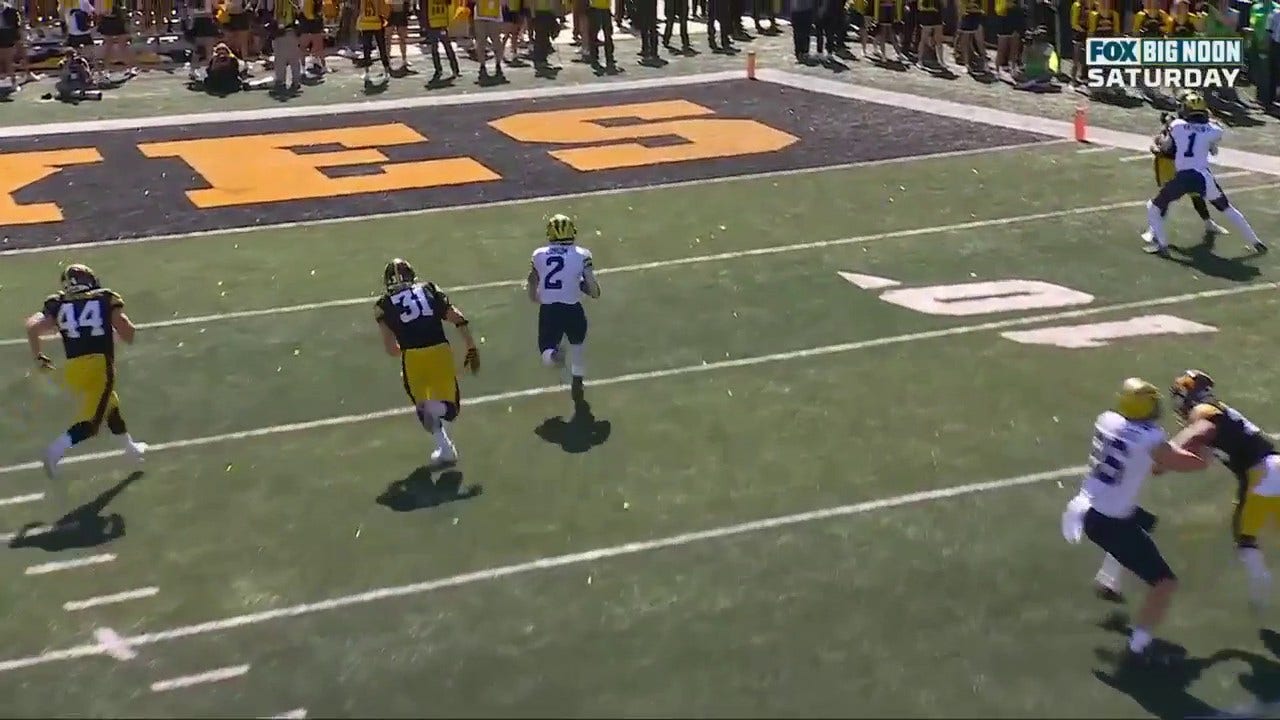 Blake Corum's nasty juke gives Michigan the touchdown needed to secure the win over Iowa