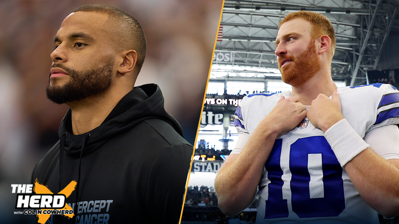 Dak Prescott bows down to Cooper Rush before taking job back from