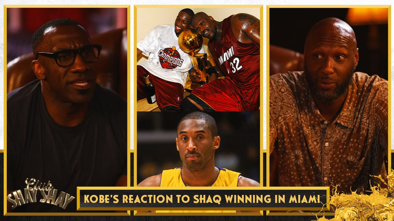 Lamar Odom on Kobe Bryant's reaction to Shaq winning an NBA Title with the Miami Heat | CLUB SHAY SHAY