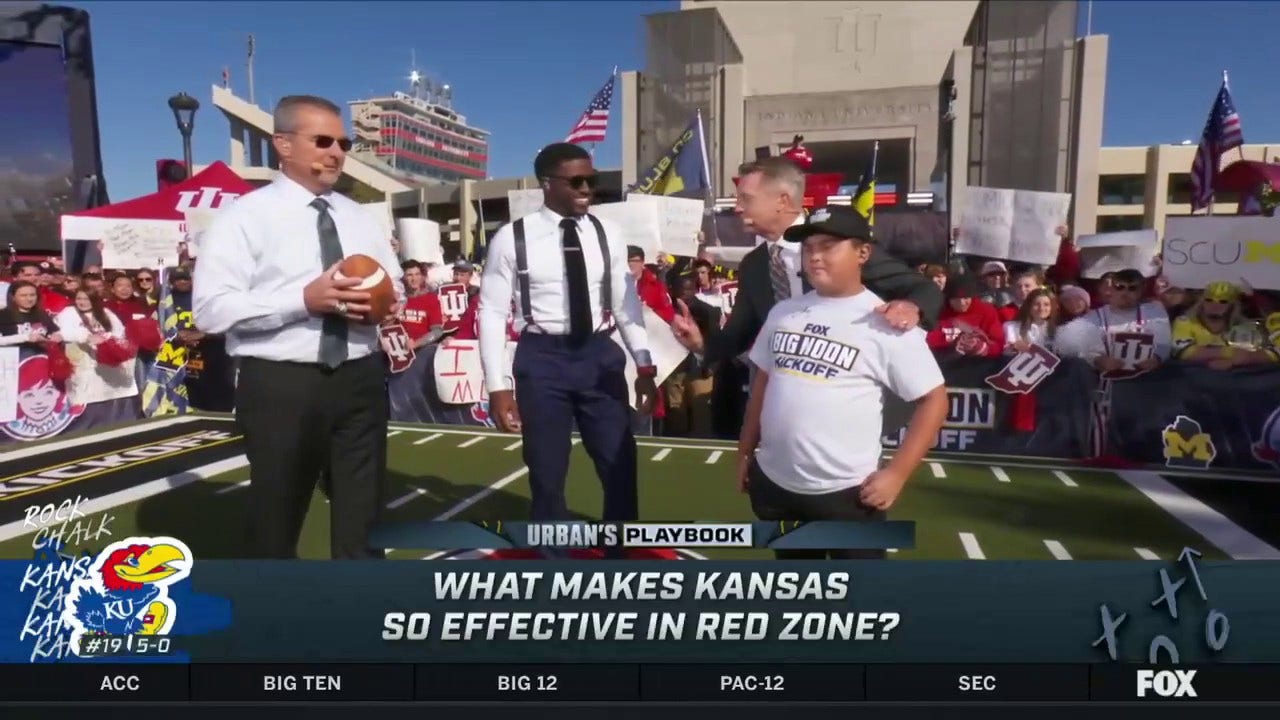 Urban Meyer on Kansas' efficiency in the red zone | Big Noon Kickoff