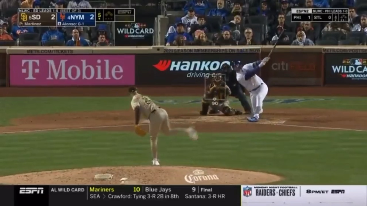 Pete Alonso puts the Mets back up on top with a solo home run