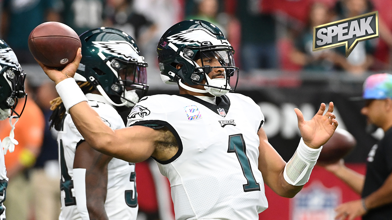 "Eagles are the real deal"— LeSean McCoy on Jalen Hurts, undefeated Philadelphia Eagles | SPEAK