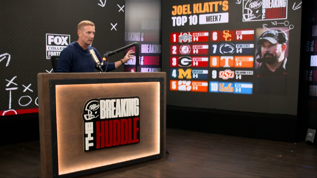 Ohio State, Alabama, & Georgia headline Joel's Week 7 Top 10 | Breaking the Huddle With Joel Klatt