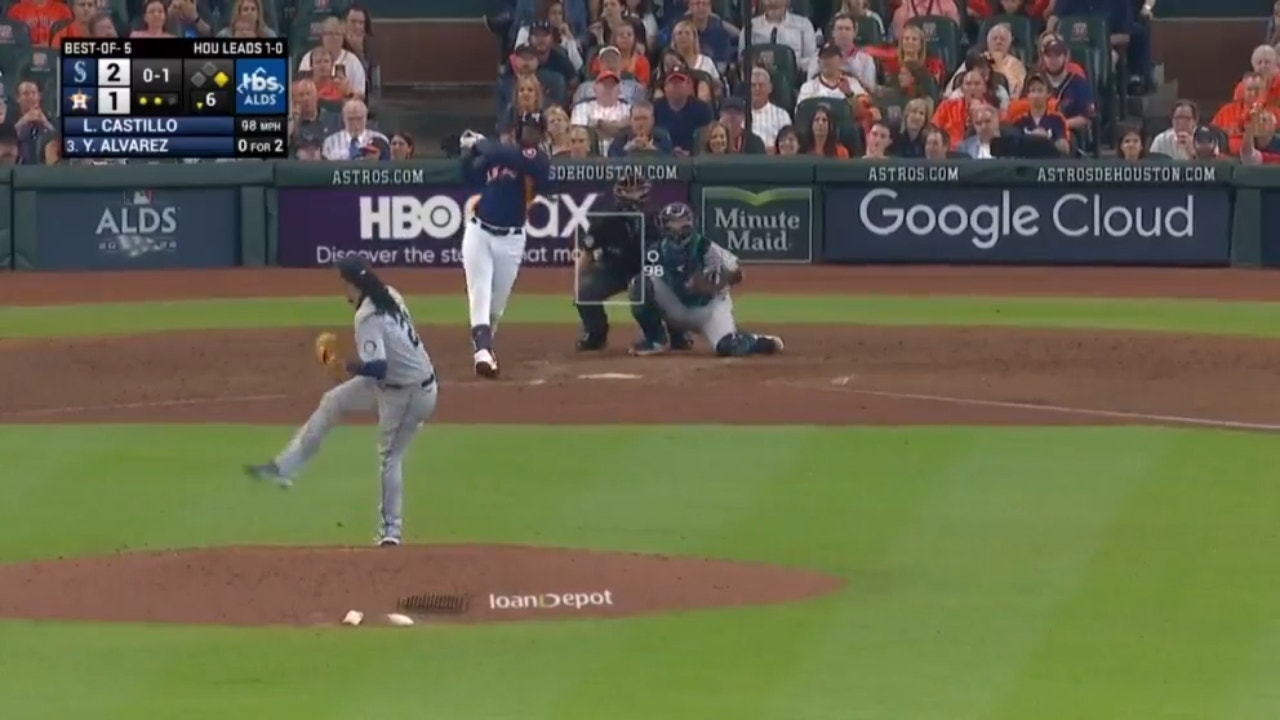 Yordan Álvarez's two-run home run puts the Astros back on top