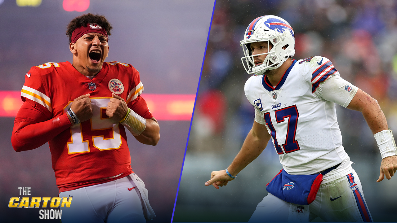 Mahomes, Chiefs are underdogs at home vs. Josh Allen's Bills | THE CARTON SHOW