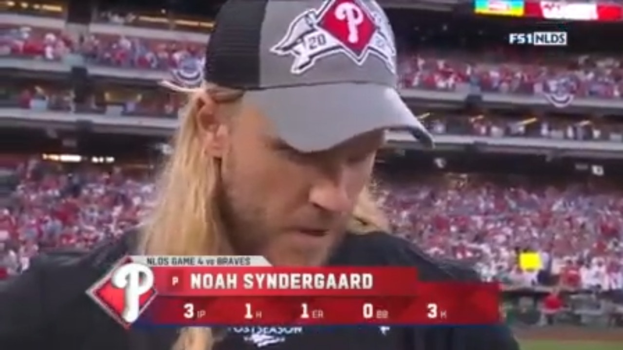 Phillies to start Noah Syndergaard against Braves in Game 4