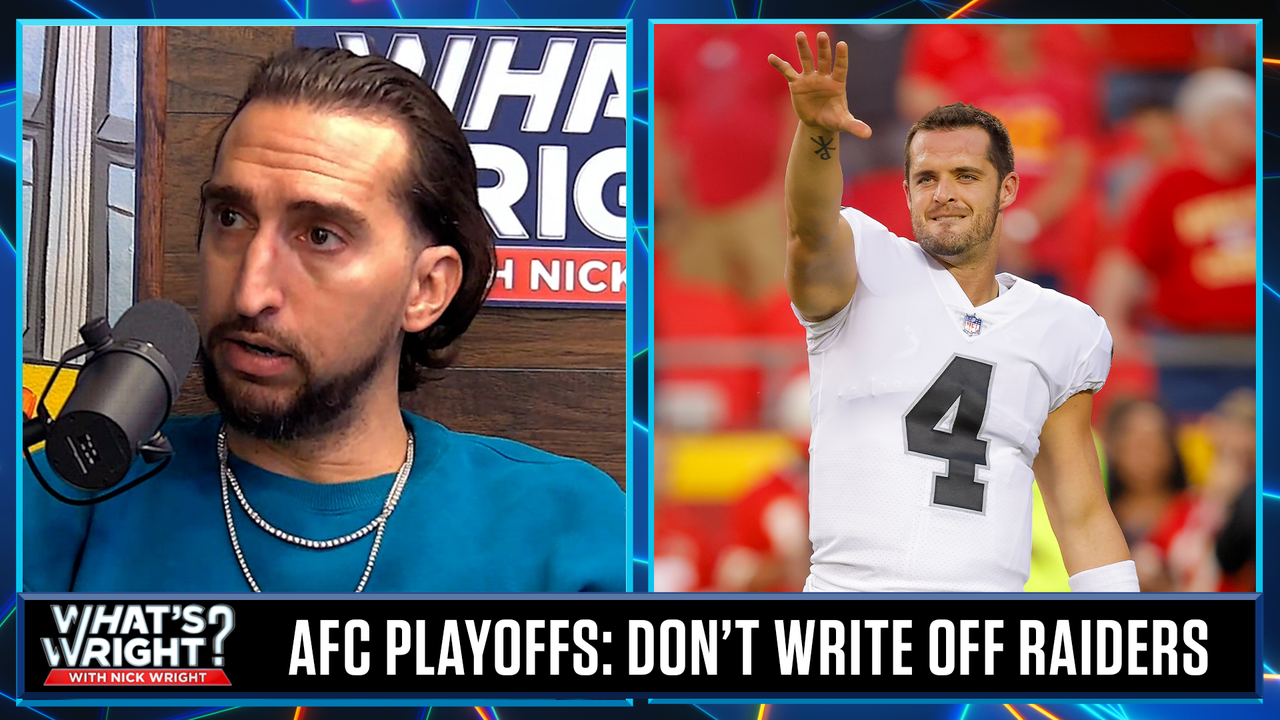 Nick's early AFC playoff picture: Do not discount Raiders yet | What's Wright?