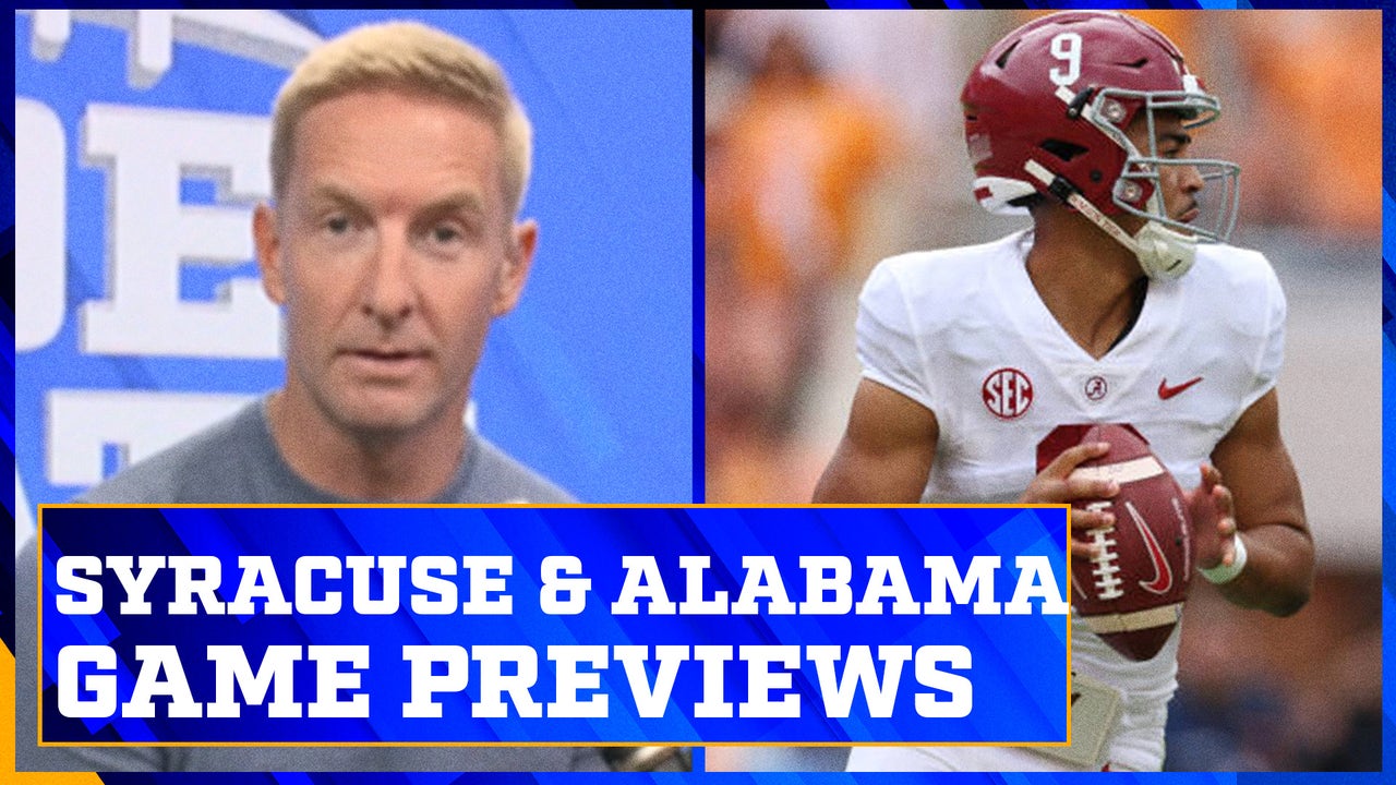 Syracuse vs. Clemson & Mississippi State vs. Alabama preview | Joel Klatt Show