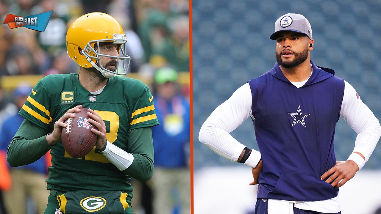 Aaron Rodgers, Dak Prescott top Broussard's Week 7 Under Duress list | FIRST THINGS FIRST