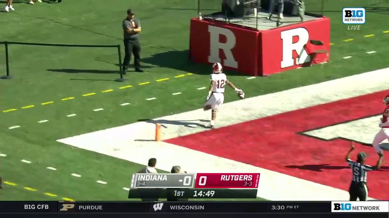 Indiana opens the game with a massive 93-yard kick return TD by Jaylin Lucas 