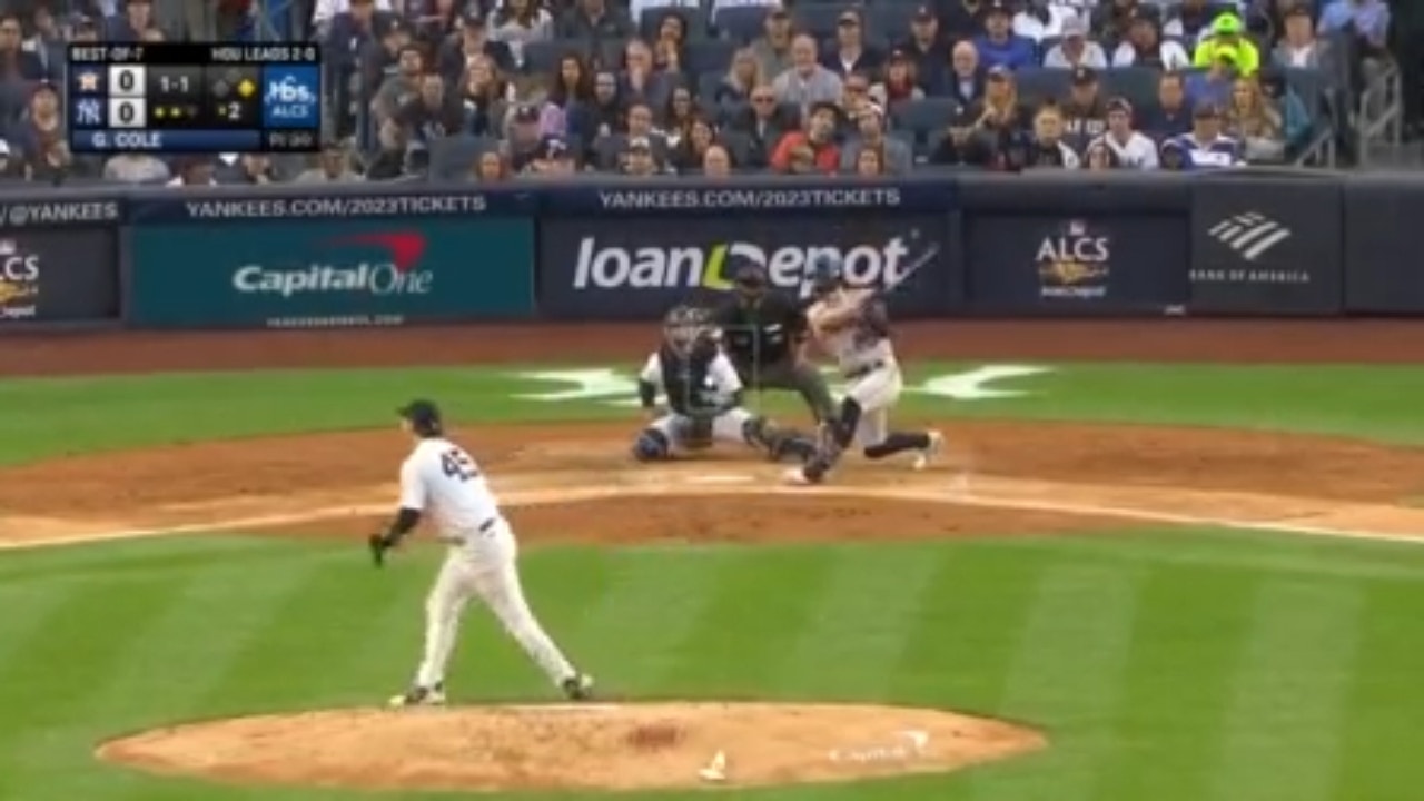 Chas McCormick hits a two-run home run to give the Astros an early 2-0 lead