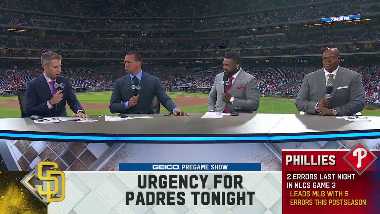 Padres have to show urgency tonight says the 'MLB on FOX' pregame crew