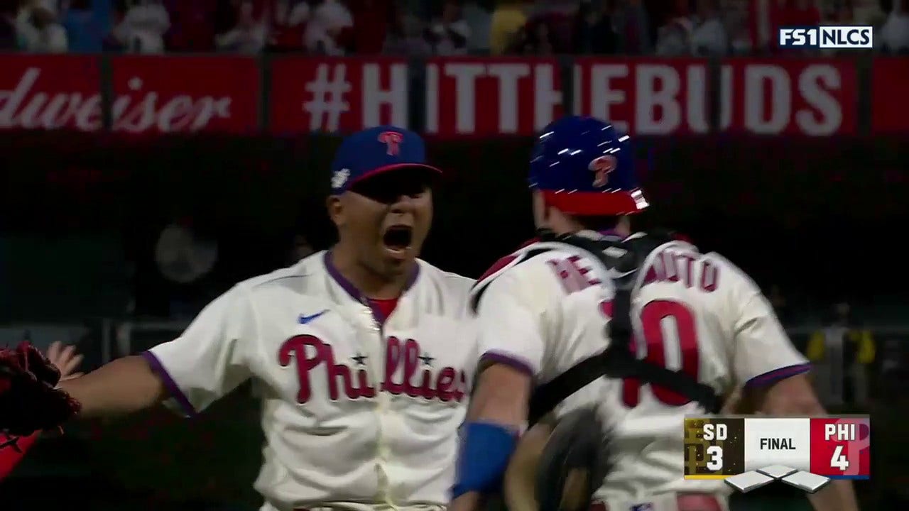 Phillies advance to World Series for first time since 2009 after defeating Padres 4-3
