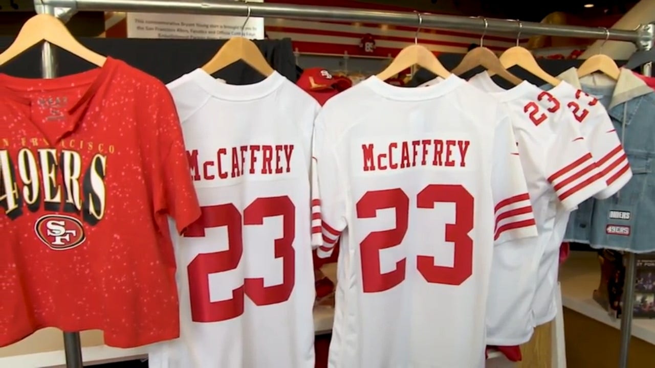 49er christian mccaffrey jersey
