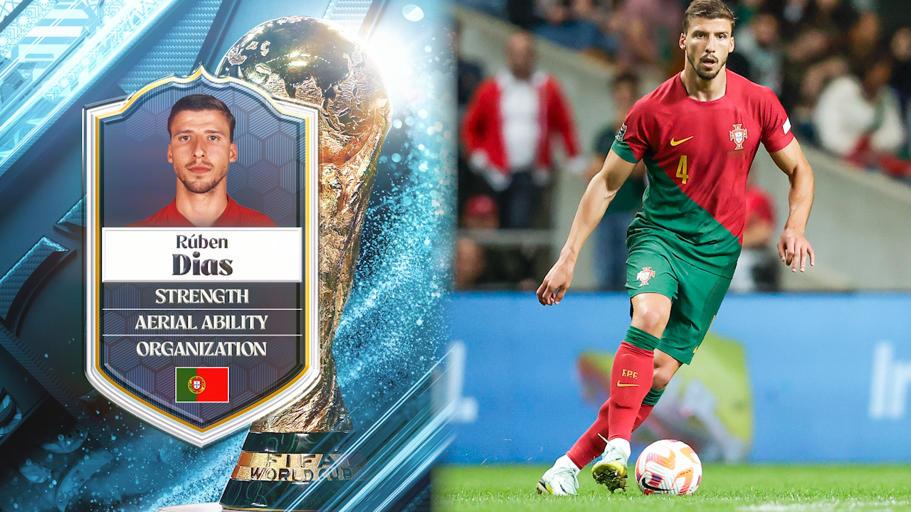 Portugal's Rúben Dias | Stu Holden's Top 50 Players in the 2022 FIFA Men's World Cup