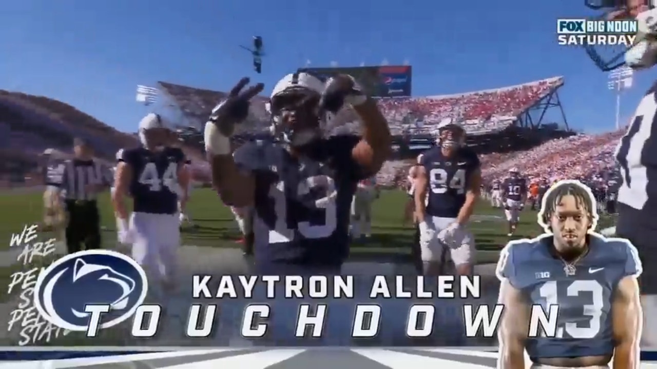 Penn State takes the lead after a Kaytron Allen one-yard TD